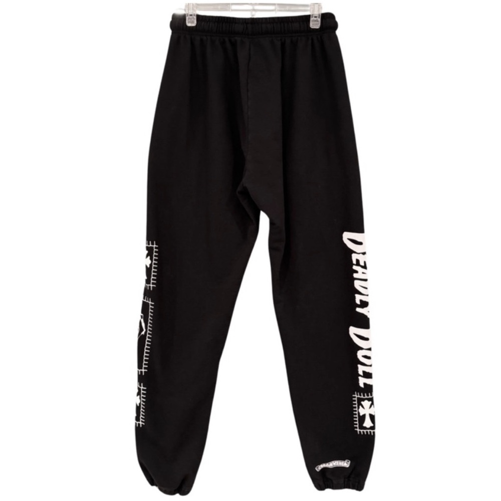 Chrome Hearts x Deadly Doll Black Sweatpants M - Picture 4 of 9